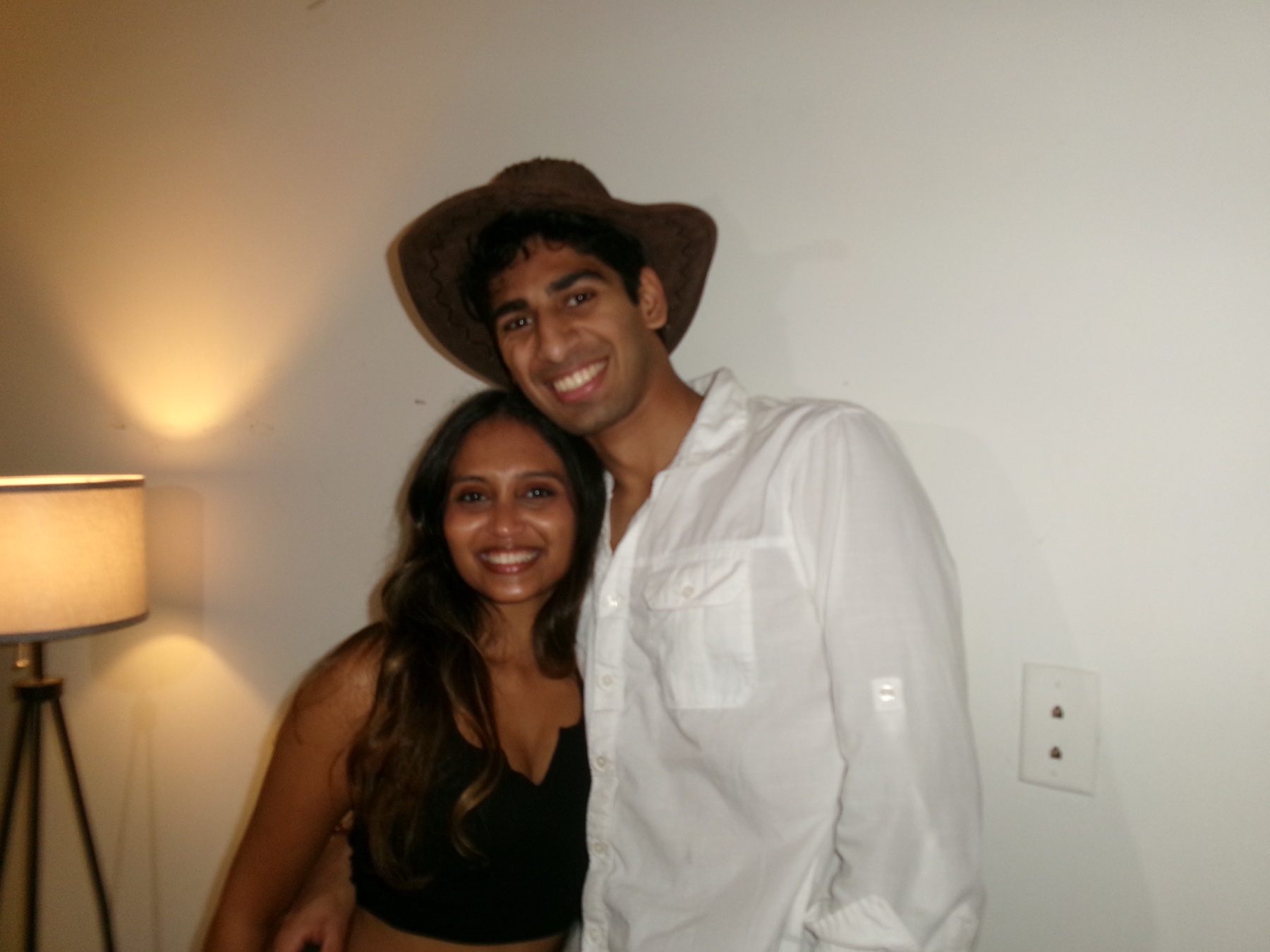 Keerthana and Yagnya dressed up together