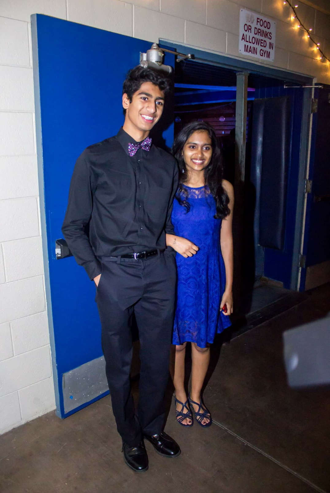 Yagnya and Keerthana at winter ball